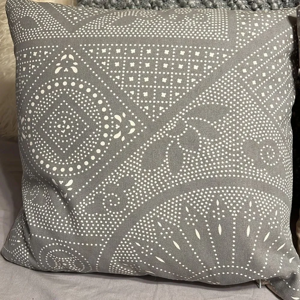 ‎Mud Hut gray pillows